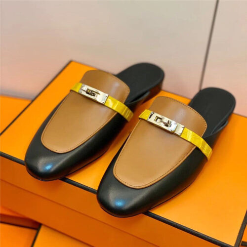 High Quality Luxury Hermes Mueller Slippers – Style 70915 product detail