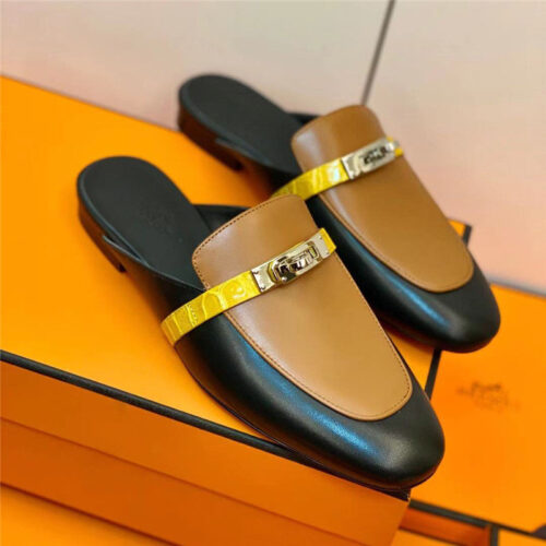 High Quality Luxury Hermes Mueller Slippers – Style 70915 product detail