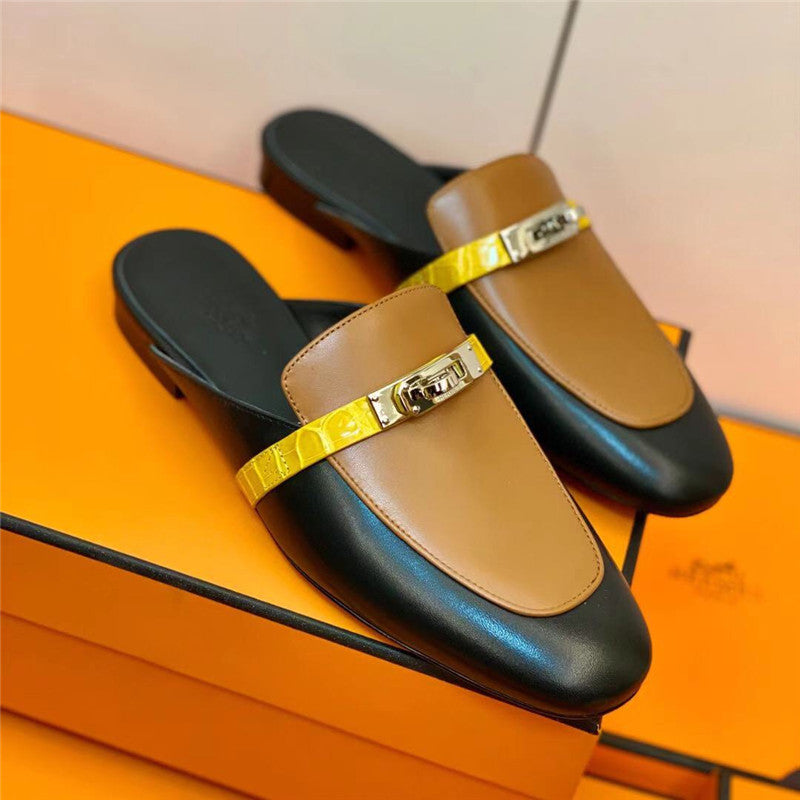 High Quality Luxury Hermes Mueller Slippers – Style 70915 product detail