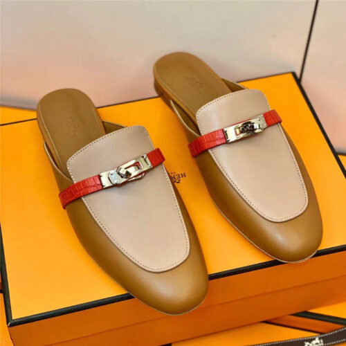 High Quality Luxury Hermes Mueller Slippers – Style 36451 product detail