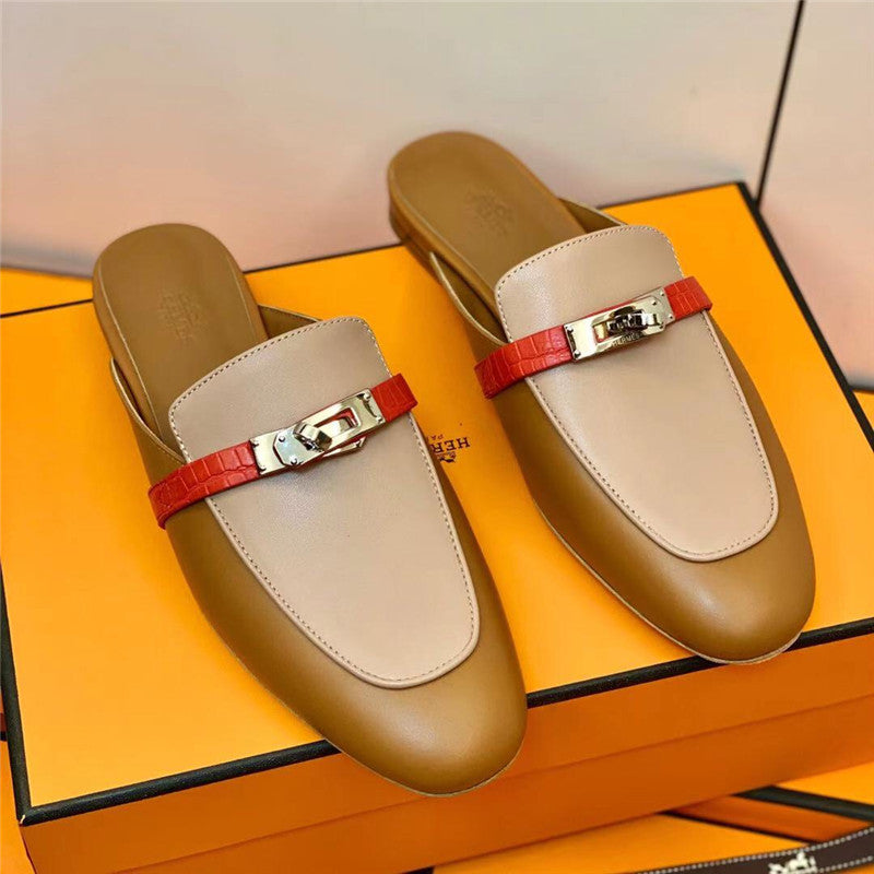 High Quality Luxury Hermes Mueller Slippers – Style 36451 product detail