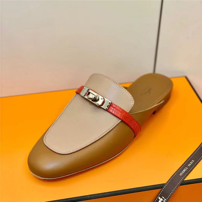 High Quality Luxury Hermes Mueller Slippers – Style 36451 product detail