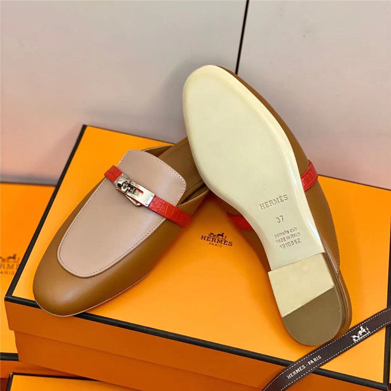 High Quality Luxury Hermes Mueller Slippers – Style 36451 product detail