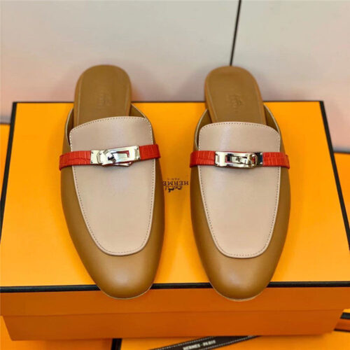 High Quality Luxury Hermes Mueller Slippers – Style 36451 product detail