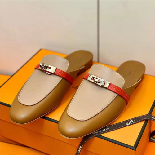High Quality Luxury Hermes Mueller Slippers – Style 36451 product detail