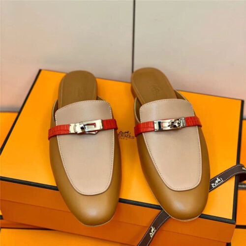 High Quality Luxury Hermes Mueller Slippers – Style 36451 product detail