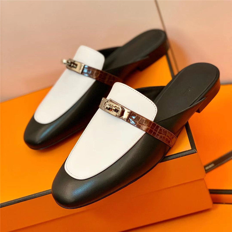 High Quality Luxury Hermes Mueller Slippers – Style 01987 product detail