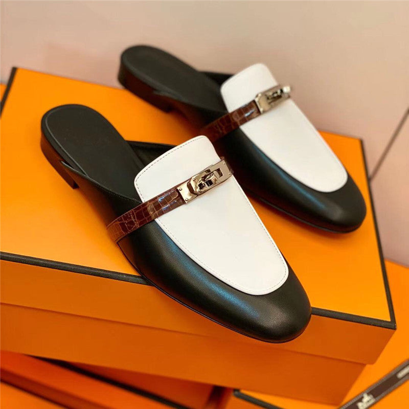 High Quality Luxury Hermes Mueller Slippers – Style 01987 product detail