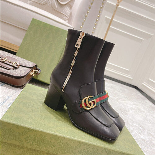 High Quality Luxury Gucci GG Classic Short Boots – Style 13523