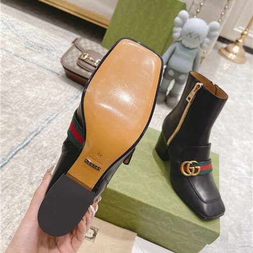High Quality Luxury Gucci GG Classic Short Boots – Style 13523 product detail