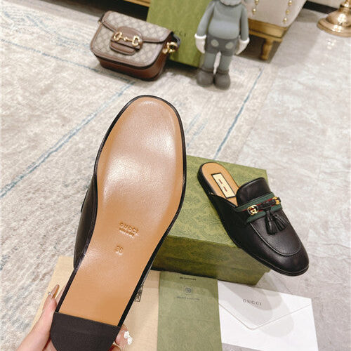High Quality Luxury Gucci Flat Slippers Womens – Style 22611 product detail