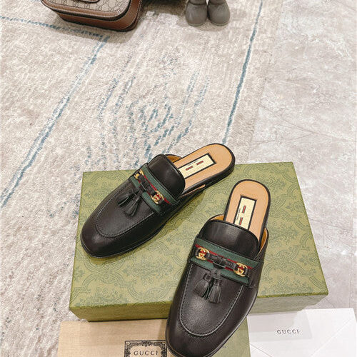 High Quality Luxury Gucci Flat Slippers Womens – Style 22611