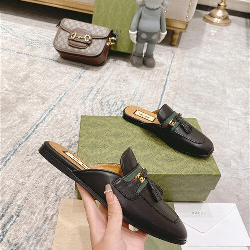 High Quality Luxury Gucci Flat Slippers Womens – Style 22611 product detail