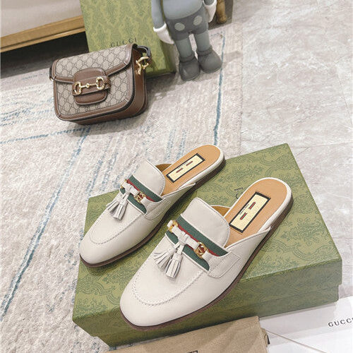 High Quality Luxury Gucci Flat Slippers Womens