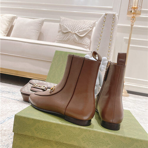 High Quality Luxury Gucci Horsebit Short Boots product detail