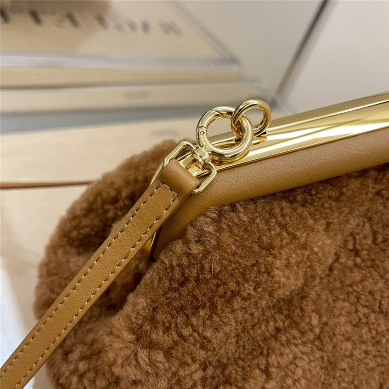 High Quality Luxury Fendi Lamb Wool First Bag – Style 32532 product detail