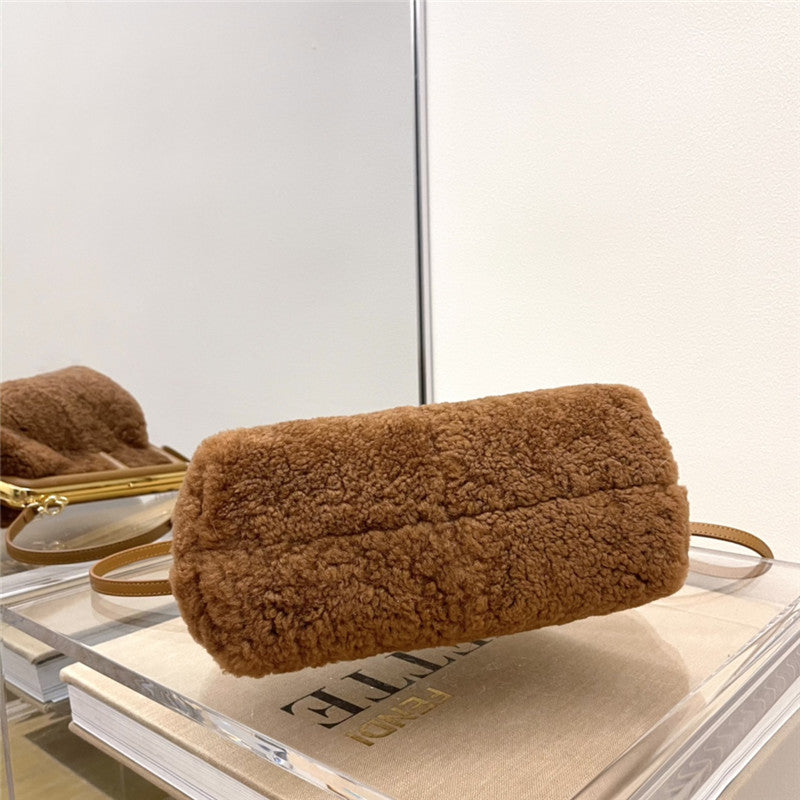 High Quality Luxury Fendi Lamb Wool First Bag – Style 32532 product detail