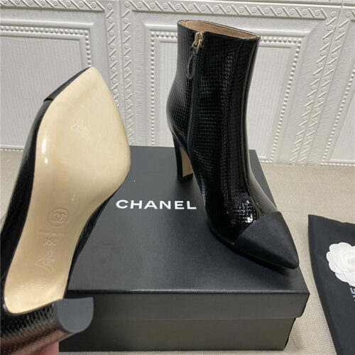 High Quality Luxury Chanel High-Heeled Ankle Boots product detail