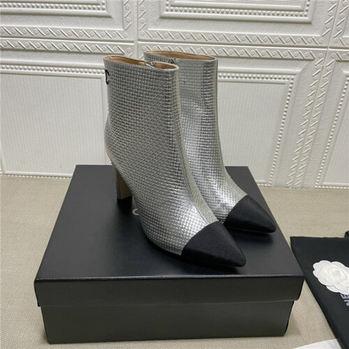 High Quality Luxury Chanel High-Heeled Ankle Boots – Style 07270