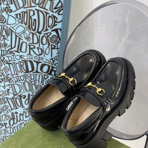 High Quality Luxury Gucci Platform Chunky Heel Loafers – Style 00051 product detail