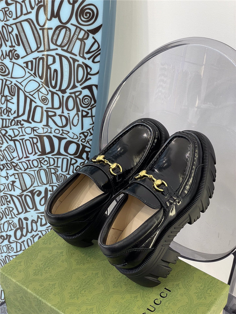 High Quality Luxury Gucci Platform Chunky Heel Loafers – Style 00051 product detail