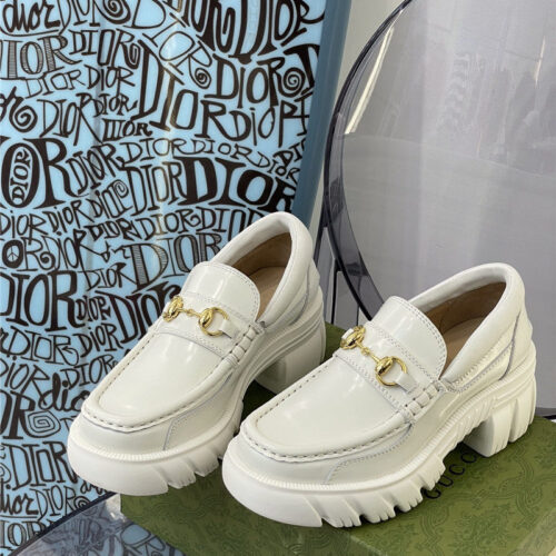 High Quality Luxury Gucci Platform Chunky Heel Loafers product detail