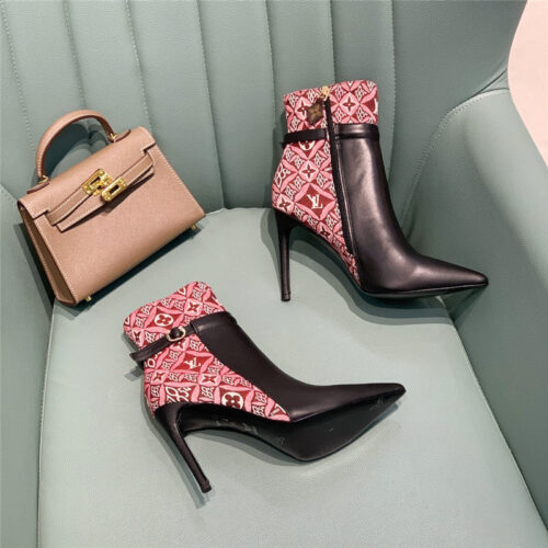 High Quality Luxury Louis Vuitton High Heel Boots – Style 87363 product detail