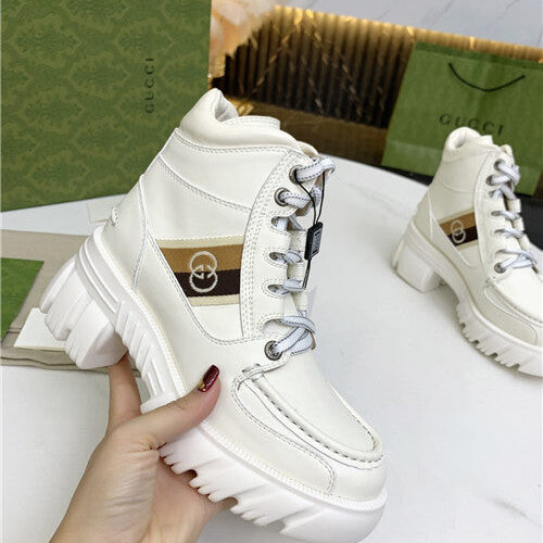 High Quality Luxury Gucci Horsebit Platform Martin Boots product detail