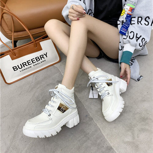 High Quality Luxury Gucci Horsebit Platform Martin Boots product detail