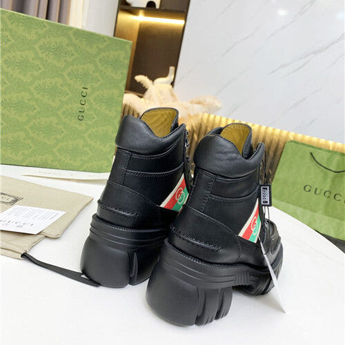 High Quality Luxury Gucci Horsebit Platform Martin Boots – Style 81587 product detail