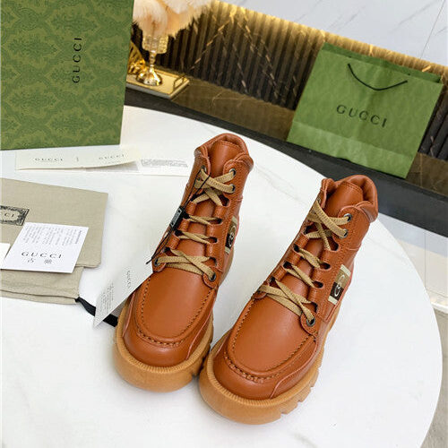 High Quality Luxury Gucci Horsebit Platform Martin Boots – Style 50515 product detail
