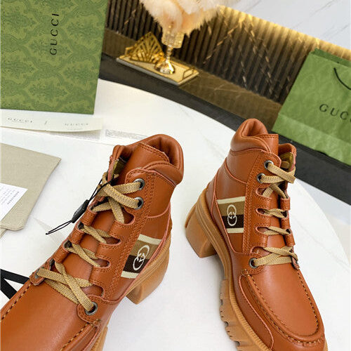 High Quality Luxury Gucci Horsebit Platform Martin Boots – Style 50515 alternate view