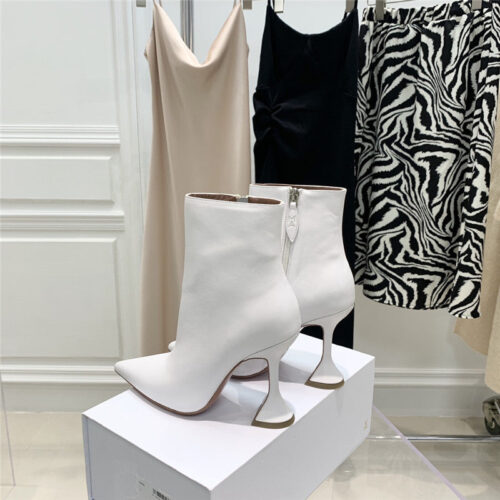High Quality Luxury Amina Muaddi Short Boots – Style 24003 product detail