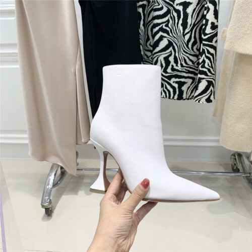 High Quality Luxury Amina Muaddi Short Boots – Style 24003 product detail