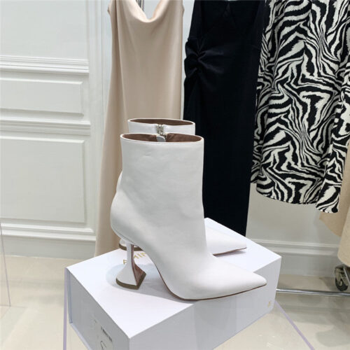 High Quality Luxury Amina Muaddi Short Boots – Style 24003 product detail