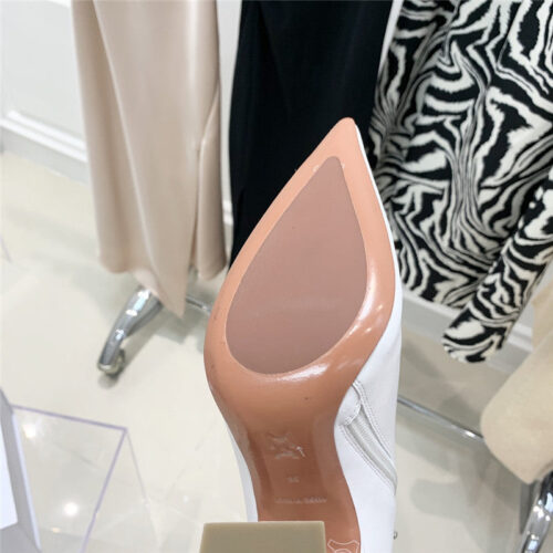 High Quality Luxury Amina Muaddi Short Boots – Style 24003 product detail