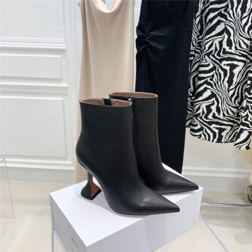 High Quality Luxury Amina Muaddi Short Boots – Style 22307 product detail