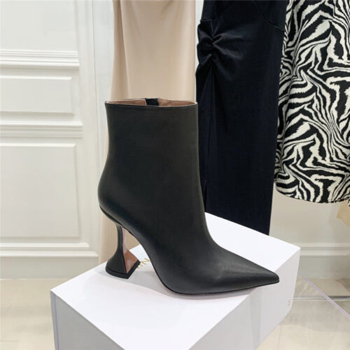 High Quality Luxury Amina Muaddi Short Boots – Style 22307 product detail