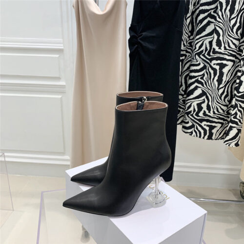 High Quality Luxury Amina Muaddi Short Boots – Style 17219 product detail