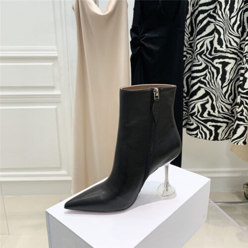 High Quality Luxury Amina Muaddi Short Boots – Style 17219 product detail