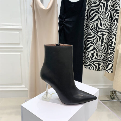 High Quality Luxury Amina Muaddi Short Boots – Style 17219 product detail