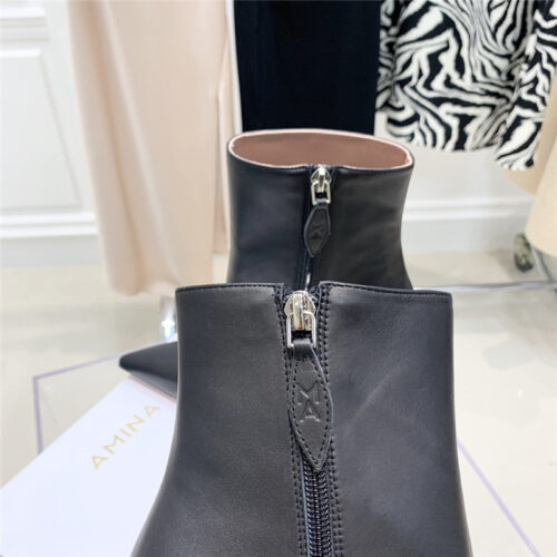High Quality Luxury Amina Muaddi Short Boots – Style 17219 product detail