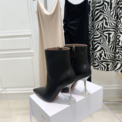 High Quality Luxury Amina Muaddi Short Boots – Style 17219 product detail