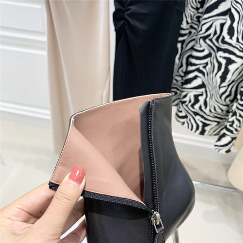 High Quality Luxury Amina Muaddi Short Boots – Style 17219 product detail