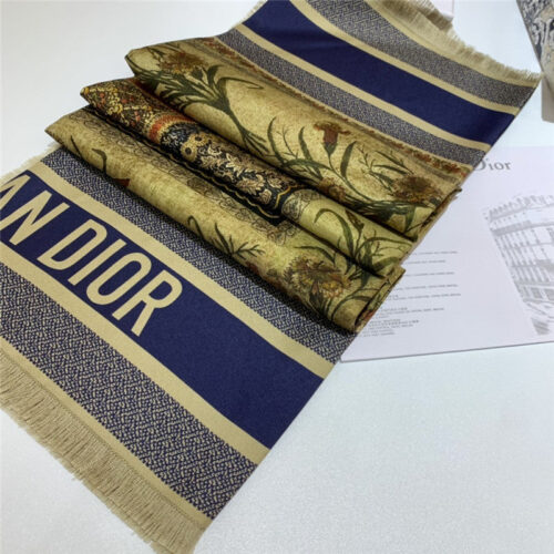 High Quality Luxury Dior Patchwork Rosiers Square Scarf – Style 25596 product detail