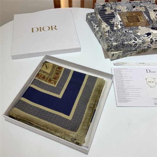 High Quality Luxury Dior Patchwork Rosiers Square Scarf – Style 25596 product detail