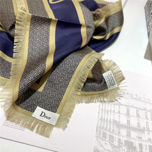 High Quality Luxury Dior Patchwork Rosiers Square Scarf – Style 25596 product detail