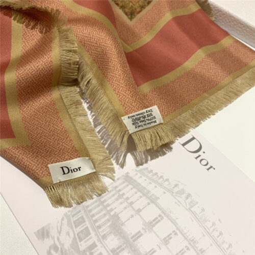 High Quality Luxury Dior Patchwork Rosiers Square Scarf product detail