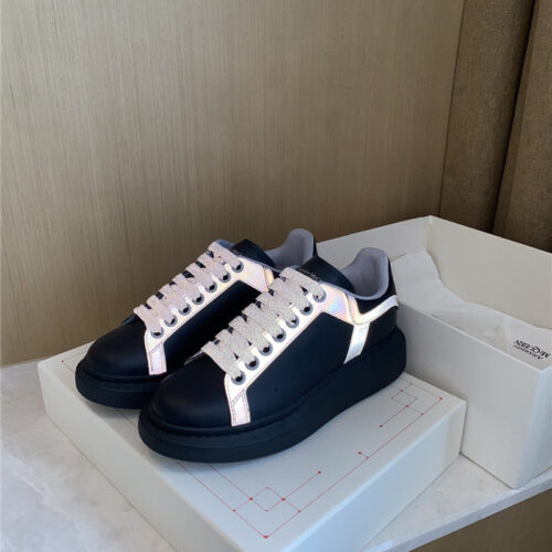 High Quality Luxury Alexander McQueen White Sneakers Womens – Style 38851