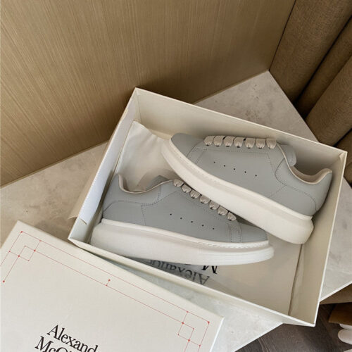 High Quality Luxury Alexander McQueen White Sneakers Womens alternate view